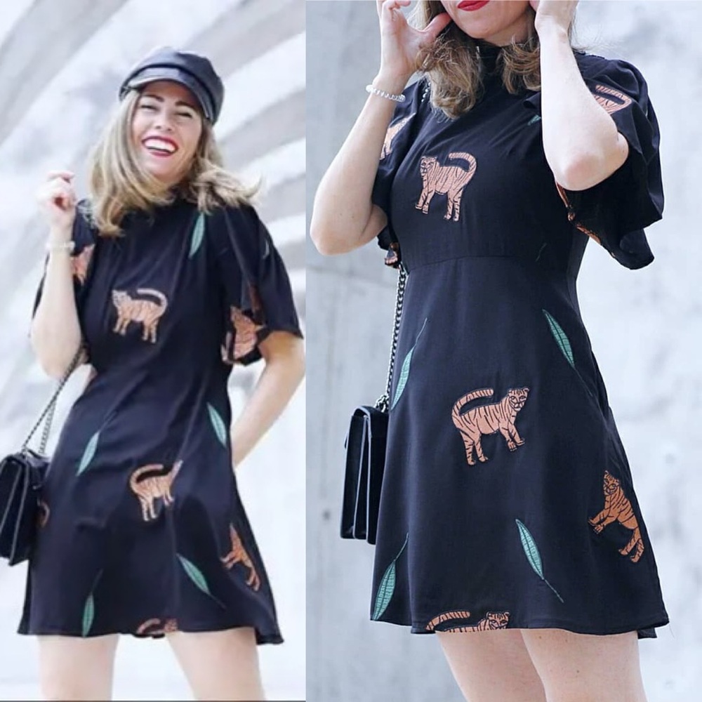 Pepaloves Tiger Print Dress